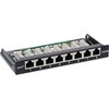 InLine® Patch Panel Cat.6A 0.5HE 8-Way Table / Wall Mounting
