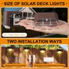 Geelin 32 Pcs Solar Deck Lights Outdoor, Waterproof LED Solar