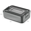Lunch Box Alu anthra 18x12x5cm