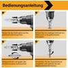TOOLMAYS Screw Extractor Set, 5 Pieces Left Extractor Set, Max.