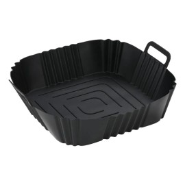 1 Bandeja De Silicona Reutilizable Para Hornear, Antiadheren Negro