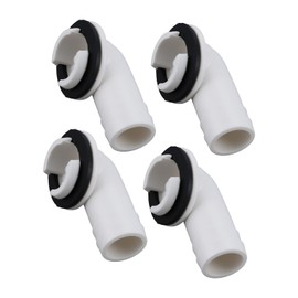 Briny River 4Pcs Air Conditioner Drain Hose Connector Suitable for 20mm Mini Split Window Air Conditioner