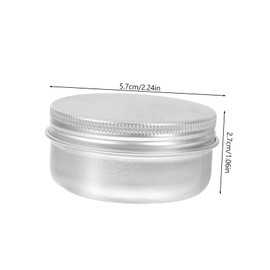 Alipis 18Pcs Metal Storage Tins Aluminum Containers for Candies Tea Leaves and Cosmetics Small Sample Canisters Sealed Design for Organizing and Storing Essentials