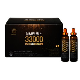Cheonjiin 알부민 맥스 33000 (30병) / 난백알부민DW 99% 33000mg 함유 Albumin Max 33000 (30 bottles) / Egg White Albumin DW 99% containing 33000mg