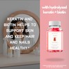 Glow+ Collagen Gummies - 1000mg Hydrolyzed Marine Collagen with Biotin,