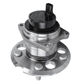 Detroit Axle - 2WD Rear Wheel Bearing Hub for 1996-2005 Toyota RAV4 w/ABS Wheel Bearing and Hub Assembly 1997 1998 1999 2000 2001 2002 2003 2004 Replacement