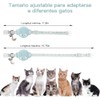 JESWO Collares para Gato, Airtag Cat Collar Holder, Ultra elástico