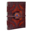 25 cm Blank Book Lapiz like blue stone grimoire leather