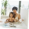 WOONEKY Sequin Shower Hair Cap for Women Multi-use Bath Hat