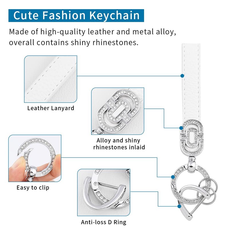CARFIB for Buick Key Fob Cover 5 Button Soft TPU