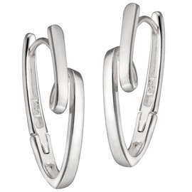 Vinani Jewelry CKNK Sterling Silver 925 Creole Earrings
