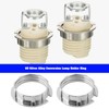 LT Easiyl 8x G9 Silver Alloy Conversion Lamp Holder Ring