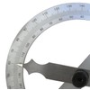WRS Precision Protractor Scale Matte Chrome Anti-Glare with Metal Locking