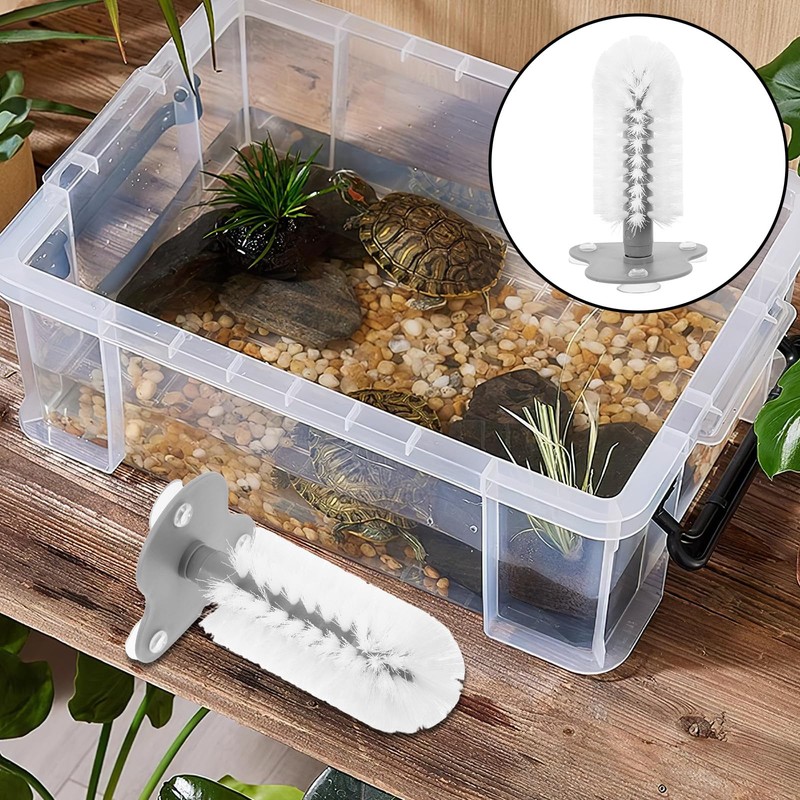 TOYANDONA Turtle Brush with Suction Cup: Abs Turtle Shell Cleaning