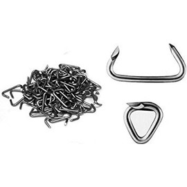 Water Carbon carbon10 Hog Rings Auto Interior Install Seat Covers, Pack of 100