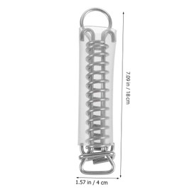 BESPORTBLE Stainless Steel Pool Cover Spring with Protective Sleeves Durable Replacement Springs for Enhanced Safety Easy Installation Deck Protection for Winter Pool Covers