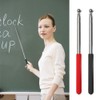 Telescopic Flag Pole, Handheld Flagpole, Portable Extendable, 2 Pieces Handheld