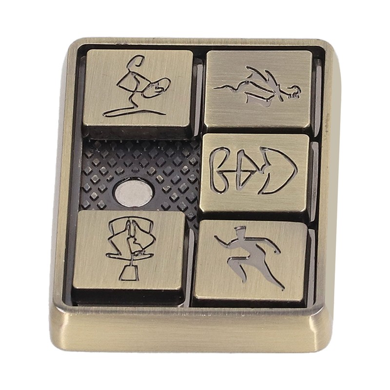 Metal Sliding Toy Special Patterns ​Relieve Stress Anxiety Fingertip Push