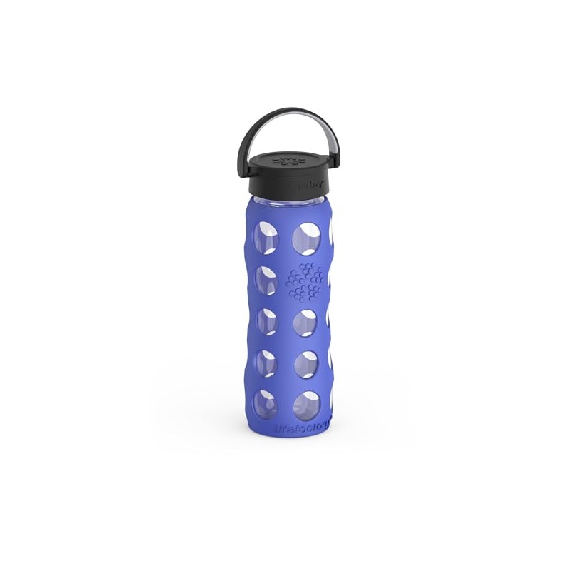 LIFEFACTORY 22oz Classic Cap Bottle Periwinkle Blue