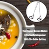 Stainless Steel Small Gravy Ladles Professional Serving Ladle with Longs