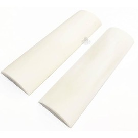 Whole Earth Supply Premium Handle Scales, Knife Making Material, 2-Piece Set (White Camel Bone)