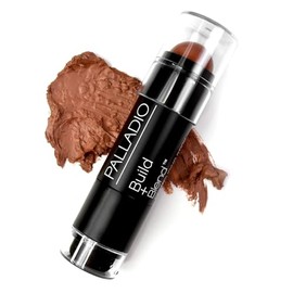 Palladio Barra de maquillaje para contornear BUILD + BLEND, maquillaje facial para un aspecto perfecto de escultura, 0.23 onzas, Amber Glow