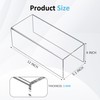Sezanrpt Acrylic Shelf Riser 12x5.1x4 pack of 2, Clear Acrylic
