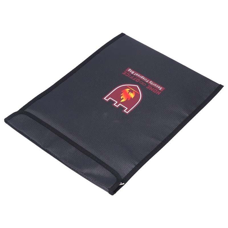 Fireproof Waterproof Bag Multi Function Money Document Jewelry Valuables Pouch