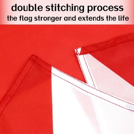 Canada Flag 3x5 Ft Large Flag of Canadian with 2 Brass Grommets 1st July Canada Day Flag Party Festival Procession Celebration Sport Activities Garden Home Remembrance Day Decoration 90 X 150cm