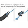 sourcing map Tent Rope Buckles, 4mm 3 Hole Plastic Guyline