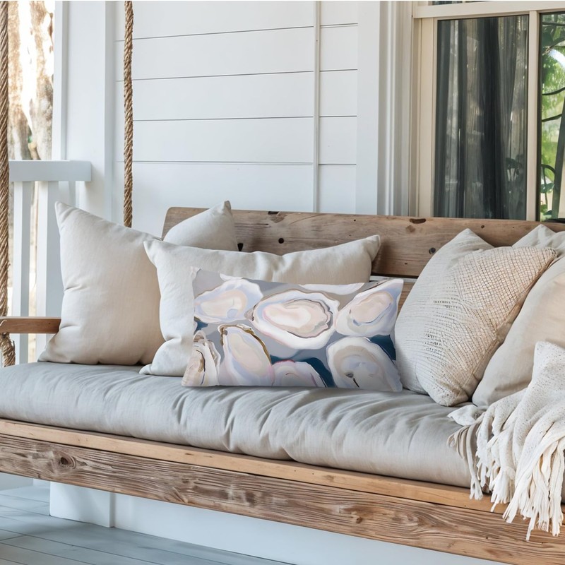 XYDEG Coastal Beach Room Decor 12x20 Pillow Cover, Ocean Coastal