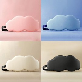 3D Cloud Sleep Eye Mask Eye Mask Comfortable Light block pink 6ea