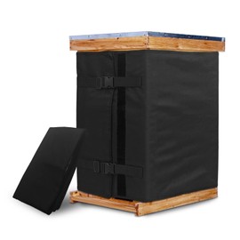Bee Hive Insulation Wrap for Frame Hives, Winter Bee Hive Wrap, Oxford Insulated Bee Hive Cover, Thermal Beekeeping Supplies Accessories, Waterproof Windproof Lightweight Reusable