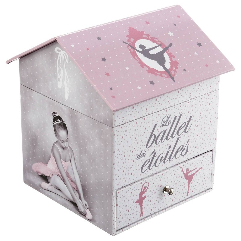 Atmosphera Ballerina Music Box Height 16 cm Multi-Coloured