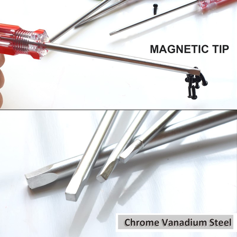 Square Head Screwdriver Set 4 Sizes, SKZIRI 4PCS Square Screwdriver
