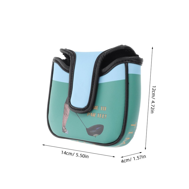 Gatuida Golf Putter Cover Square PU Leather Headgear for Mallet