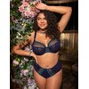 Elomi Matilda Plunge Underwire Bra, Siren Song, 40E