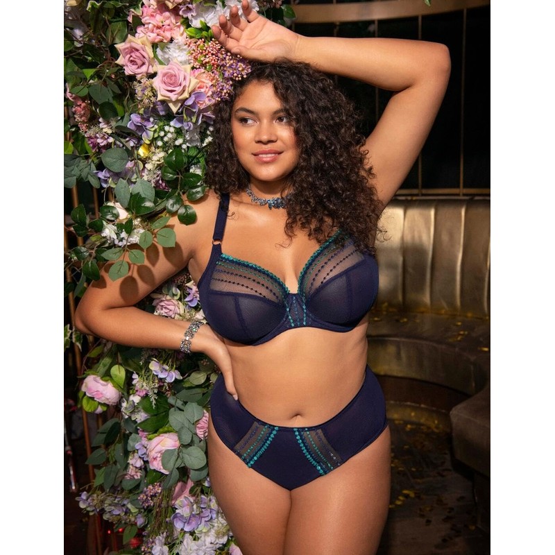 Elomi Matilda Plunge Underwire Bra, Siren Song, 40E