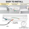 Ansen 4Packs of Under Cabinet Lighting Hardwired, 12in 10W Dimmable