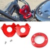 Aluminum Ignition Switch Key Hole Cover and Case Cover Compatible