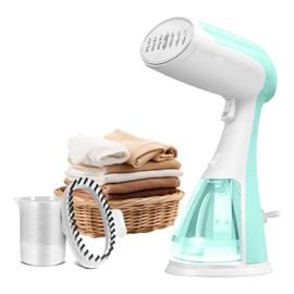 Portable Handheld Steamer for Clothes - Hand Held Clothes Steamer 15S Fast Heat-up, 1500W Heat-Resistant Steam Iron Remove Wrinkles for All Fabrics, 300ml Tank for Travel/Hotel