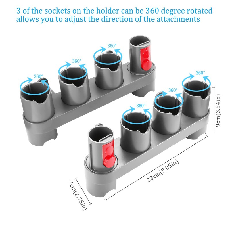 Charlux Accessory Holder for Dyson V15 V12 V10 V8 V7