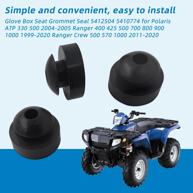 deawater 4pcs Glove Box Seat Grommet Seal 5412504 5410774 for