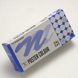 Knicker Watercolor Paint Poster Color, Set of 24 Colors, 0.7 fl oz (20 ml) (No. 6)