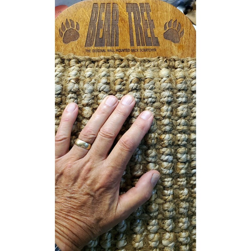 Bear Tree Wall Mounted Back Scratcher, Man Cave Decor, Back