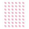 handmade 48 CUTE PIG ENVELOPE SEALS LABELS STICKERS 1.2" ROUND