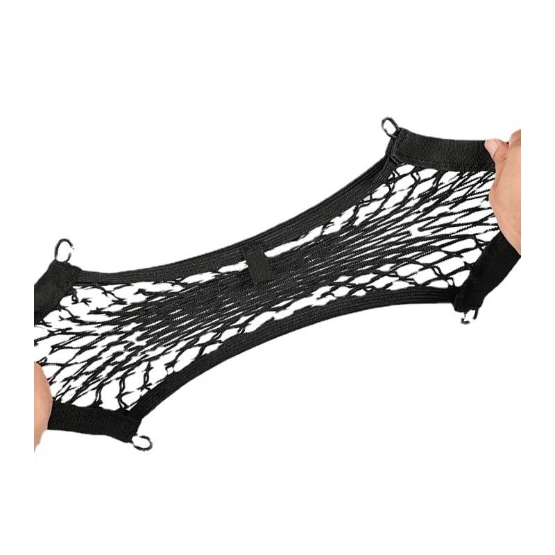 KAKKOII 2 Layer Small Cargo Net,Cargo Storage Pocket Net, Mesh