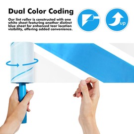 Lint Rollers for Pet Hair Extra Sticky, 600 Sheets Mega Value Set Lint Rollers for Pet Hair Removal, Dog and Cat Lint Remover for Clothes, Furniture, Carpet