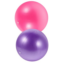 VICASKY 2pcs Mini Exercise Balls Thickened Yoga Balls for Strength Balance Flexibility Compact Portable Fitness Accessory for Home Gym Rehabilitation