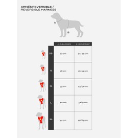 DUKIER - Reversible Dog Harness, Anti-Pull Breathable Reflective Pet Vest Neoprene Mesh, Peace Design, Size XS